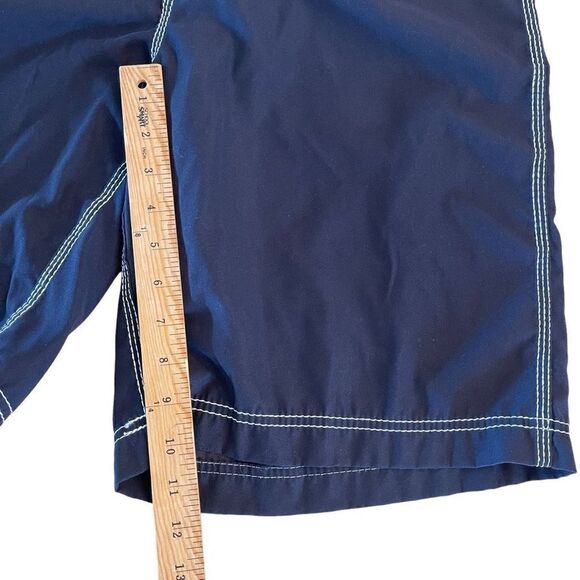 Billabong Mens Surfing Board Shorts Blue Double Lace Tie Polyester Size 34 - Picture 5 of 7